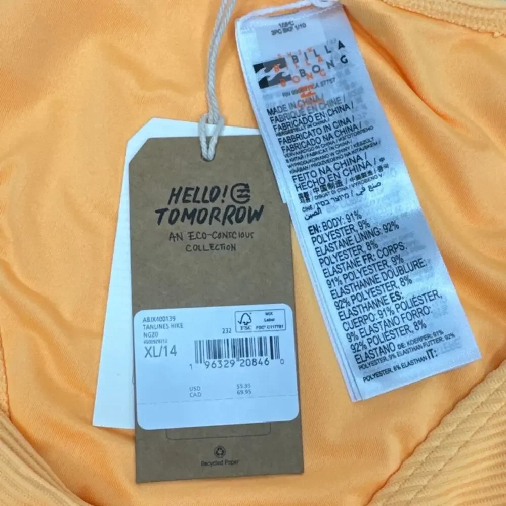 Billabong nwt tanlines